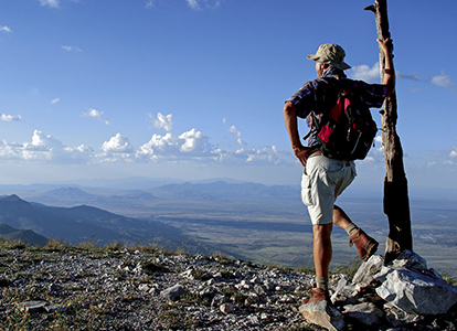 Explore_Home News-Sky Islands-Lone Hiker